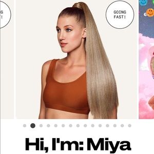 🆕 INH Miya Ponytail - Champagne 🍾 Blonde